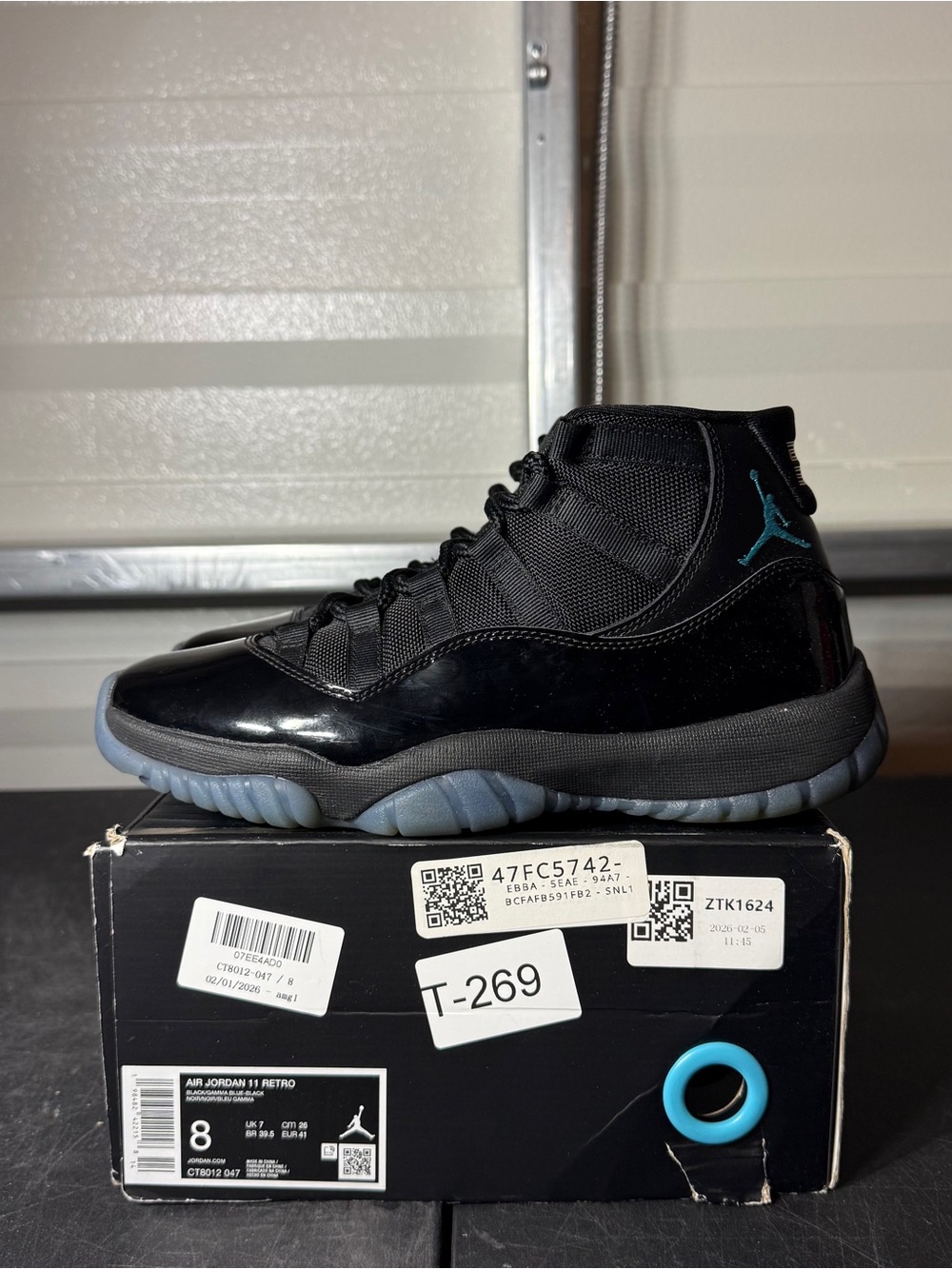 Size 8 - Air Jordan 11 Retro 2025 Gamma Blue